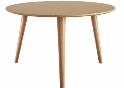 Stylo Table Ø70 Oak Veneer