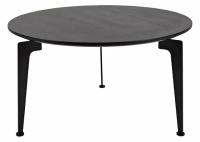 Laser Table Ø70 Black Oak Veneer