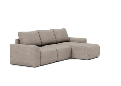 Norum Chaise with Chunky Arm